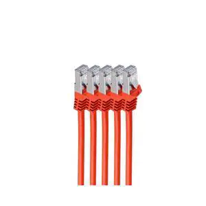 RJ45 Patch Cable with CAT 7 PIMF Cable Red 5m RJ45 Patch Cable with CAT 7 PIMF Cable Red 5m