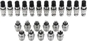 5/10/20 Packs GX12 GX16 GX20 Compatible Aviation Plug 2 3 4 5 6 7 8 9 10 12 14 15Pin M/F, Waterproof Circular Connector(GX20,20Sets (Male Female),3P) 5/10/20 Packs GX12 GX16 GX20 Compatible Aviation Plug 2 3 4 5 6 7 8 9 10 12 14 15Pin M/F, Waterproof Circular Connector(GX20,20Sets (Male Female),3P)