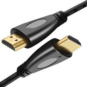 HDMI-Compatible Cable Video Cables Gold Plated 1.4 4K 1080P 3D Cable for HDTV Splitter Switcher (Color : Black, Size : 1.5m) HDMI-Compatible Cable Video Cables Gold Plated 1.4 4K 1080P 3D Cable for HDTV Splitter Switcher (Color : Black, Size : 1.5m)