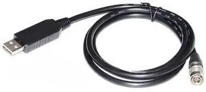 USB to 6-Pin Hirose Cable for Optotune ECC-1C Lens, 1.8m PC Configuration Cable USB to 6-Pin Hirose Cable for Optotune ECC-1C Lens, 1.8m PC Configuration Cable