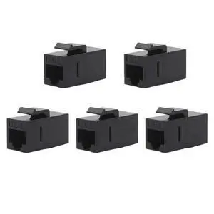10pcs Ethernet Network LAN CAT6 RJ45 Female to Female Insert CAT.6 Coupler, UTP Keystone Inline Coupler 10pcs Ethernet Network LAN CAT6 RJ45 Female to Female Insert CAT.6 Coupler, UTP Keystone Inline Coupler