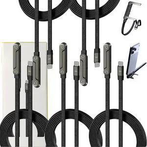 2-in-1 Invisible Holder Charger Cable with Stand - 2026 New 240w Fast Charging Cord with Built-in Phone Stand - Multi Charging Cable for Gaming, Office, Car Travel (05) 2-in-1 Invisible Holder Charger Cable with Stand - 2026 New 240w Fast Charging Cord with Built-in Phone Stand - Multi Charging Cable for Gaming, Office, Car Travel (05)