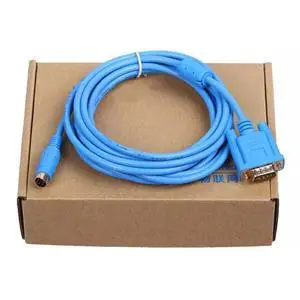 MT6000/MT8000-FX for MT Series Touch Panel FX PLC Communication Cable Male-8pin Gold-Plated Connector Blue Version 3 Meters MT6000/MT8000-FX for MT Series Touch Panel FX PLC Communication Cable Male-8pin Gold-Plated Connector Blue Version 3 Meters