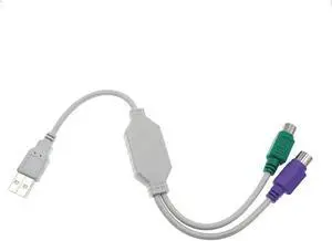 USB to Ps/2 Female to Mouse + Keyboard Interface Converter USB to 2 6pin Female Adapter Cable USB to Ps/2 Female to Mouse + Keyboard Interface Converter USB to 2 6pin Female Adapter Cable