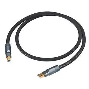 High End USB A to USB B Cable 6N Single Crystal Coppered Cored Advanced Shielding Technology Clear High End USB A to USB B Cable 6N Single Crystal Coppered Cored Advanced Shielding Technology Clear