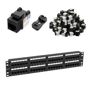 iwillink Cat6 Keystone Jack RJ45 Keystone Jack 50-Pack and Keystone Punch-Down Stand and 48 Ports Cat6 / Rj45 Patch Panel iwillink Cat6 Keystone Jack RJ45 Keystone Jack 50-Pack and Keystone Punch-Down Stand and 48 Ports Cat6 / Rj45 Patch Panel