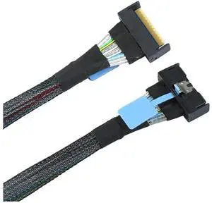 Slimline SFF-8654 8I 5.0 PCIE 74pin to 865 Server Data Adapter Cable PCIE5.0 PC Accessories 0.8M Slimline SFF-8654 8I 5.0 PCIE 74pin to 865 Server Data Adapter Cable PCIE5.0 PC Accessories 0.8M