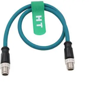 Ethernet Cat7e Cable for Cognex Industrial Sensor Camera M12 8 Pin X-Coded to 8 Position X-Coding 1M Ethernet Cat7e Cable for Cognex Industrial Sensor Camera M12 8 Pin X-Coded to 8 Position X-Coding 1M