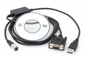6 Pin Hirose Computer USB RS232 Data Download Cable for Topcon GTS310 GPT3005 Sokkia NTS Set 610 510 530R3 630R Total Station 6 Pin Hirose Computer USB RS232 Data Download Cable for Topcon GTS310 GPT3005 Sokkia NTS Set 610 510 530R3 630R Total Station
