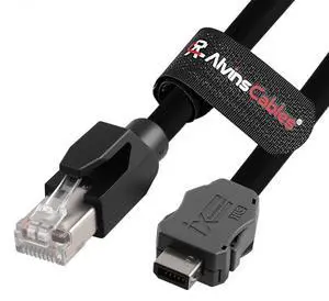 Alvin's Cables IX Industrial to RJ45 Cat6A Ethernet Cable, IX30G-A-10S-CV(7.0) A Key to RJ45 Male, High Flex Drag-Chain Cable for PLC Machine Vision Industrial Automation Sensor PoE 3m|9.8ft Alvin's Cables IX Industrial to RJ45 Cat6A Ethernet Cable, IX30G-A-10S-CV(7.0) A Key to RJ45 Male, High Flex Drag-Chain Cable for PLC Machine Vision Industrial Automation Sensor PoE 3m|9.8ft