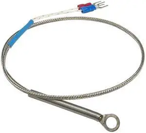 1pc FTARR01 K E Type 0.5m Metal screening Cable 5mm 6mm 8mm 10mm 14mm Diameter Hole Ring Head thermocouple Temperature Sensor(E 6mm Hole) 1pc FTARR01 K E Type 0.5m Metal screening Cable 5mm 6mm 8mm 10mm 14mm Diameter Hole Ring Head thermocouple Temperature Sensor(E 6mm Hole)