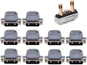 10PCS High Current Connector Adapter Gold Plated 7W2 20A 30A 40A(Female Male) 10PCS High Current Connector Adapter Gold Plated 7W2 20A 30A 40A(Female Male)