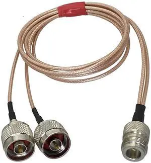 N Female Ja-ck to 2 X N Male Plug Connector Cable Splitter Combiner Y Type Cable Pigtail RG316 6/8/12/20inch/3FT/6FT/10FT(15CM) N Female Ja-ck to 2 X N Male Plug Connector Cable Splitter Combiner Y Type Cable Pigtail RG316 6/8/12/20inch/3FT/6FT/10FT(15CM)