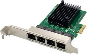 X-MEDIA XM-NA3840 PCI-E 4-Port Quad 10/100/1000Mbps Gigabit Ethernet PCI Express (PCIe x1) Server Network Adapter Card | Realtek RTL8111F Chipset | Windows 11 & Linux Supported X-MEDIA XM-NA3840 PCI-E 4-Port Quad 10/100/1000Mbps Gigabit Ethernet PCI Express (PCIe x1) Server Network Adapter Card | Realtek RTL8111F Chipset | Windows 11 & Linux Supported