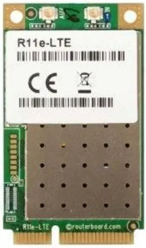Mikrotik R11e-LTE Internal 150Mbit/s Networking Card - Networking Cards (Internal, Wireless, Mini PCI Express, 150Mbit/s, Gold, Green) Mikrotik R11e-LTE Internal 150Mbit/s Networking Card - Networking Cards (Internal, Wireless, Mini PCI Express, 150Mbit/s, Gold, Green)