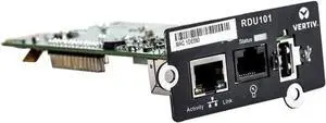 Liebert Vertiv Liebert IntelliSlot RDU101 - Network Card | Remote Management Adapter (RDU101) Liebert Vertiv Liebert IntelliSlot RDU101 - Network Card | Remote Management Adapter (RDU101)