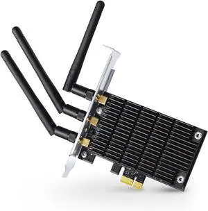 TP-Link Archer T9E AC1900 Wireless WiFi PCIe Network Adapter Card for PC, with Beamforming and Heatsink Technology TP-Link Archer T9E AC1900 Wireless WiFi PCIe Network Adapter Card for PC, with Beamforming and Heatsink Technology