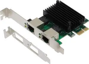 Sedna - PCI Express 2 Ports 10/100/1G/2.5G Ethernet Adapter with Low Profile Bracket (RTL8125) Sedna - PCI Express 2 Ports 10/100/1G/2.5G Ethernet Adapter with Low Profile Bracket (RTL8125)