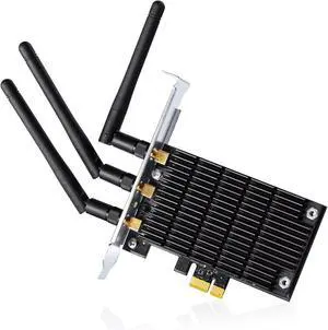 TP-LINK Archer T8E AC1750 Dual Band Wireless PCI Express Adapter, 2.4Ghz 450Mbps + 5Ghz 1300Mbps, 3T3R MIMO, Include Low-profile Bracket, Support Windows XP/7/8/8.1/10 TP-LINK Archer T8E AC1750 Dual Band Wireless PCI Express Adapter, 2.4Ghz 450Mbps + 5Ghz 1300Mbps, 3T3R MIMO, Include Low-profile Bracket, Support Windows XP/7/8/8.1/10