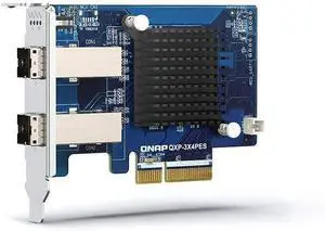 QNAP Systems - QXP-3X4PES - QNAP 2-Port PCIe Gen3 x4 Expansion Card - PCI Express 3.0 x4-32 Gbit/s - Plug-in Card QNAP Systems - QXP-3X4PES - QNAP 2-Port PCIe Gen3 x4 Expansion Card - PCI Express 3.0 x4-32 Gbit/s - Plug-in Card