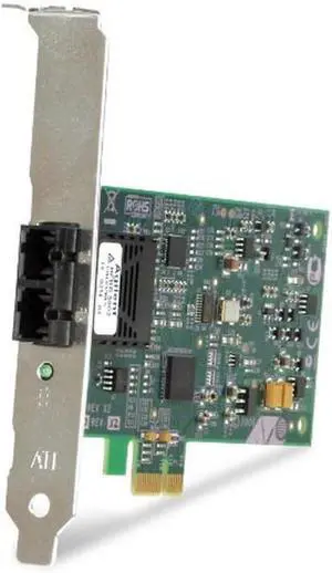 Allied Telesis AT-2711FX Fast Ethernet Fiber Network Interface Card - PCI Express - 1 x ST 100Base-FX - 100Mbps Fast Ethernet - Fiber Allied Telesis AT-2711FX Fast Ethernet Fiber Network Interface Card - PCI Express - 1 x ST 100Base-FX - 100Mbps Fast Ethernet - Fiber