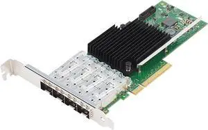 JMT PCIe3.0 x8 to 4Port SFP+ Network Card 10G Fiber Module Adapter X710-DA4 Support X8 X16 JMT PCIe3.0 x8 to 4Port SFP+ Network Card 10G Fiber Module Adapter X710-DA4 Support X8 X16