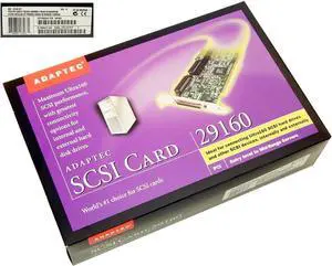 Adaptec 29160 PCI to Ultra160 SCSI Card Kit with EzSCSI Software Adaptec 29160 PCI to Ultra160 SCSI Card Kit with EzSCSI Software