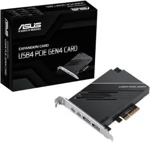 ASUS USB4 PCIe Gen4 Card, Dual USB4 Ports (USB-C) Ports, DisplayPort 1.4, PCIe 4.0 x4 Interface/Domestic Authorized Dealer ASUS USB4 PCIe Gen4 Card, Dual USB4 Ports (USB-C) Ports, DisplayPort 1.4, PCIe 4.0 x4 Interface/Domestic Authorized Dealer