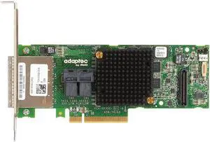 Adaptec RAID 78165-6Gb/s SAS - PCI Express 3.0 x8 - Plug-in Card - RAID Supported - 0, 1, 1E, 5, 6 RAID Level - 24 Total SAS Port(s) - 8 SAS Port(s) Internal - 16 SAS Port(s) External - 2280900-R Adaptec RAID 78165-6Gb/s SAS - PCI Express 3.0 x8 - Plug-in Card - RAID Supported - 0, 1, 1E, 5, 6 RAID Level - 24 Total SAS Port(s) - 8 SAS Port(s) Internal - 16 SAS Port(s) External - 2280900-R