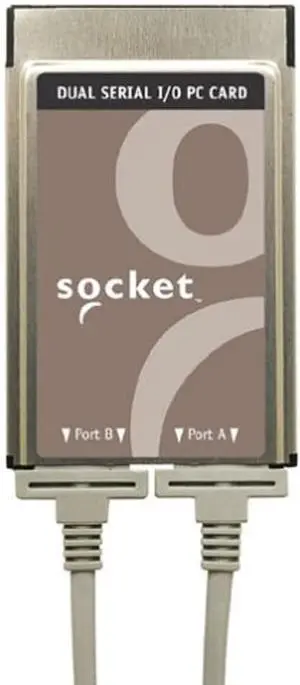 Socket Comm D-I/O Ruggedized Dual Serial Port PC Card PCMCIA Socket Comm D-I/O Ruggedized Dual Serial Port PC Card PCMCIA
