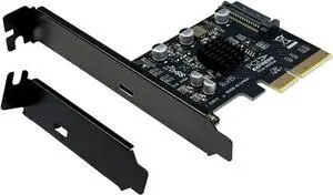 PCIe USB Expansion Card, USB C PCIe Card 20Gbps USB 3.2 Gen 2x2 Type-C PCIe 3.0 x4 Adapter for Desktop PC PCIe USB Expansion Card, USB C PCIe Card 20Gbps USB 3.2 Gen 2x2 Type-C PCIe 3.0 x4 Adapter for Desktop PC