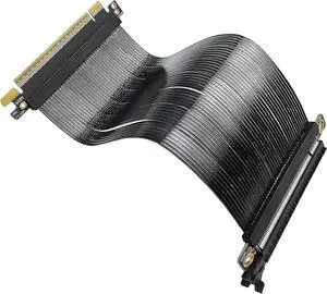 PCIe 5.0 X16 64GB/s Extension Cable 180-degree Parallel GPU Adapter Graphics Card GEN5 High Speed Cable 16AB5 for Computer Server Host (10CM) PCIe 5.0 X16 64GB/s Extension Cable 180-degree Parallel GPU Adapter Graphics Card GEN5 High Speed Cable 16AB5 for Computer Server Host (10CM)