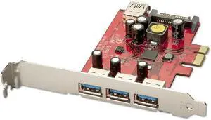 Lindy USB 3.0 Card - 3 + 1 Port, PCIe 51121 Lindy USB 3.0 Card - 3 + 1 Port, PCIe 51121