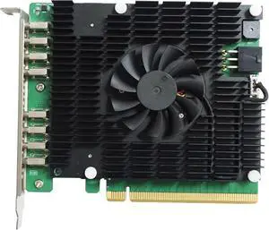 HighPoint Technologies RocketU 1388D PCIe 3.0 x16 8X 10Gb/s Port USB-C 3.2 Controller HighPoint Technologies RocketU 1388D PCIe 3.0 x16 8X 10Gb/s Port USB-C 3.2 Controller