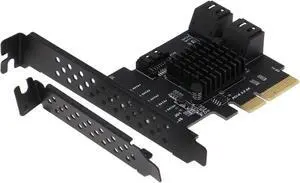 Sedna - PCIe 2 x Gen III to 5 x SATA 6G Adapter Card (Support Software RAID) Sedna - PCIe 2 x Gen III to 5 x SATA 6G Adapter Card (Support Software RAID)