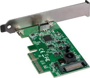 Akasa USB 3.2 Gen 2x2 Internal 20 Pin Connector to PCIe Host Card, 20Gbps SuperSpeed Data Transfer, PCIe 3.0 x4 x8 x16 Slot, Integrated SATA Power Connector, Supported Akasa USB 3.2 Gen 2x2 Internal 20 Pin Connector to PCIe Host Card, 20Gbps SuperSpeed Data Transfer, PCIe 3.0 x4 x8 x16 Slot, Integrated SATA Power Connector, Supported
