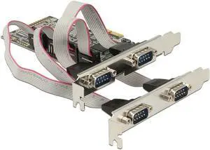 Delock PCI Express Card 4 x Serial Silver Delock PCI Express Card 4 x Serial Silver