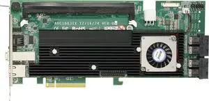 Areca PCIe 3.0 12Gb/s SAS RAID Controller ARC-1883IX-16 Areca PCIe 3.0 12Gb/s SAS RAID Controller ARC-1883IX-16