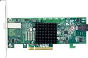 Areca ARC-1330-4I4X PCIe 3.0 12Gb/s SAS Host Adapters, with 1 x SFF-8643 & 1 x SFF-8644 Connextor Areca ARC-1330-4I4X PCIe 3.0 12Gb/s SAS Host Adapters, with 1 x SFF-8643 & 1 x SFF-8644 Connextor