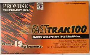 PROMISE TECHNOLOGY Fasttrak100 ATA/100 100MB/Sec Burst Data Transfer Raid Card PROMISE TECHNOLOGY Fasttrak100 ATA/100 100MB/Sec Burst Data Transfer Raid Card