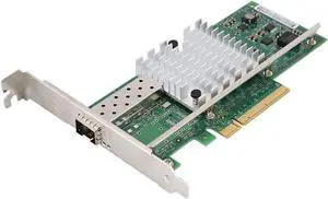 Network Card, Internal Computer Networking Cards Fiber Network Card for X520DA1 82599EN PCIE 10G SFP Ethernet Server Adapter Network Card, Internal Computer Networking Cards Fiber Network Card for X520DA1 82599EN PCIE 10G SFP Ethernet Server Adapter