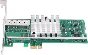 10GB PCIE X1 Network Card, SFP Fiber Ethernet Adapter with 82599EN Chip, Support for VMware Server 10GB PCIE X1 Network Card, SFP Fiber Ethernet Adapter with 82599EN Chip, Support for VMware Server