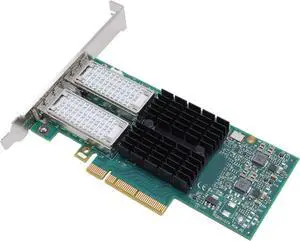PCI Express Dual Port Ethernet Adapter for Server, Stable Connection Data Center Bridge Design for Private Clouds, Enterprise Data Centers & High Performance Computing PCI Express Dual Port Ethernet Adapter for Server, Stable Connection Data Center Bridge Design for Private Clouds, Enterprise Data Centers & High Performance Computing