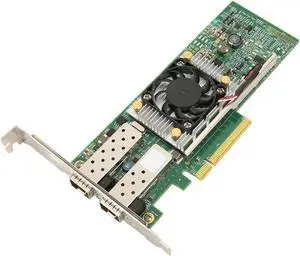 10Gb PCIe Network Card, Dual SFP Port Ethernet Adapter with Cooling Fan for Server and Switching 10Gb PCIe Network Card, Dual SFP Port Ethernet Adapter with Cooling Fan for Server and Switching