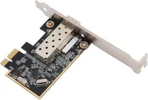 PCI-E Ethernet Network Card, Stable 1000MB Transmission for Desktop PC Fiber SFP Adapter PCI-E Ethernet Network Card, Stable 1000MB Transmission for Desktop PC Fiber SFP Adapter