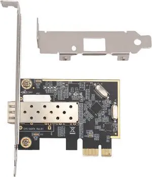 PCIE Ethernet Network Card Fiber SFP Network Adapter 1000MB Stable Single Port for Desktop Computer PCIE Ethernet Network Card Fiber SFP Network Adapter 1000MB Stable Single Port for Desktop Computer