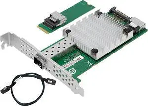 10Gbps Fiber Networking Card to SFP+ 82599 Chip Single Port 10GbE Fiber Module Networking Card for Desktop 10Gbps Fiber Networking Card to SFP+ 82599 Chip Single Port 10GbE Fiber Module Networking Card for Desktop