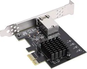 PUSOKEI PCIe 4.0 to 10Gbps Network Card, RTL8127AT 1X Slot Ethernet Adapter with PXE Boot for Server Desktop PC, Realtek 10Gb Controller Low Latency,Compatible with 1X/8X/16X PUSOKEI PCIe 4.0 to 10Gbps Network Card, RTL8127AT 1X Slot Ethernet Adapter with PXE Boot for Server Desktop PC, Realtek 10Gb Controller Low Latency,Compatible with 1X/8X/16X