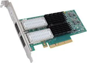 PUSOKEI MCX354A FCCT PCI Network Card, Dual Port QSFP 40Gbs PCIE 3.0 Ethernet Network Adapter, with Hardware Offload Engine, for Data Center and Server PUSOKEI MCX354A FCCT PCI Network Card, Dual Port QSFP 40Gbs PCIE 3.0 Ethernet Network Adapter, with Hardware Offload Engine, for Data Center and Server