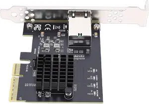 PCIe 4X Gigabit Network Card, High Speed 10Gbps Ethernet Adapter with RTL8127AT Controller for Desktop Server PC NAS Data Center PCIe 4X Gigabit Network Card, High Speed 10Gbps Ethernet Adapter with RTL8127AT Controller for Desktop Server PC NAS Data Center